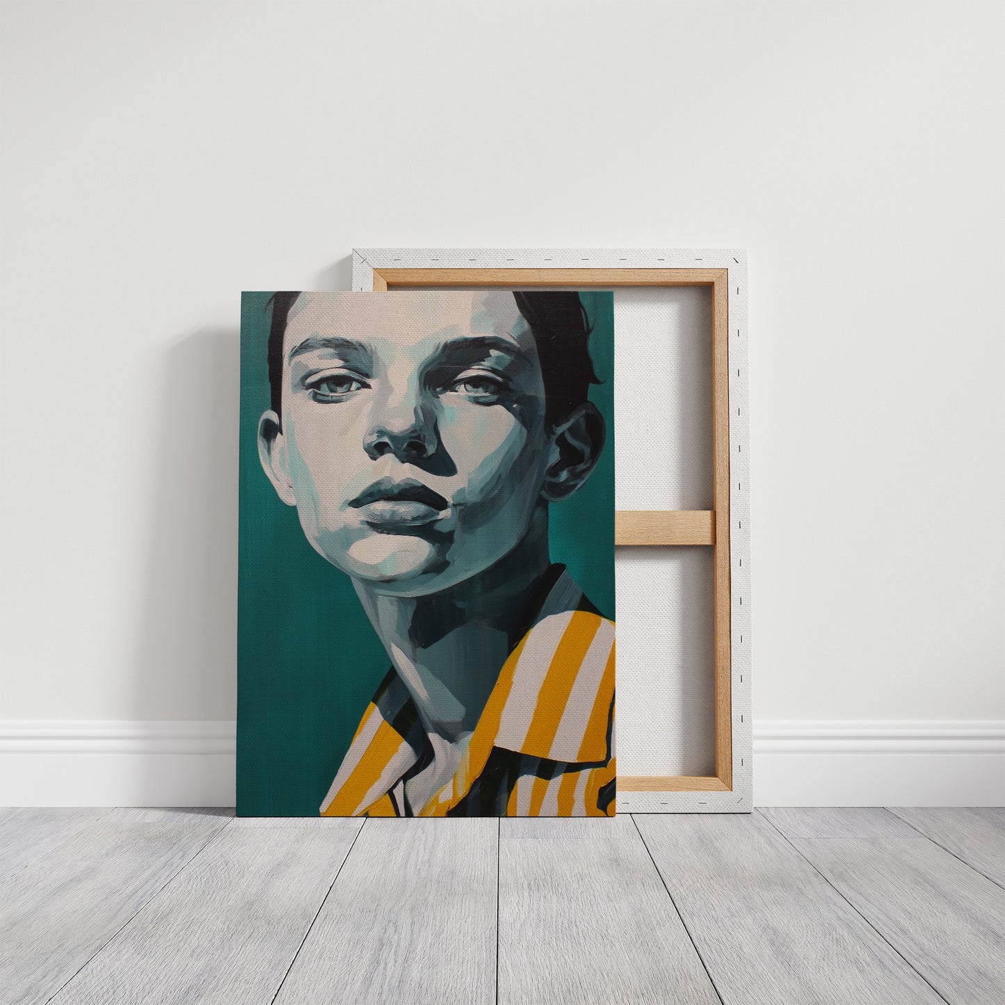 Teal Gaze in Gold