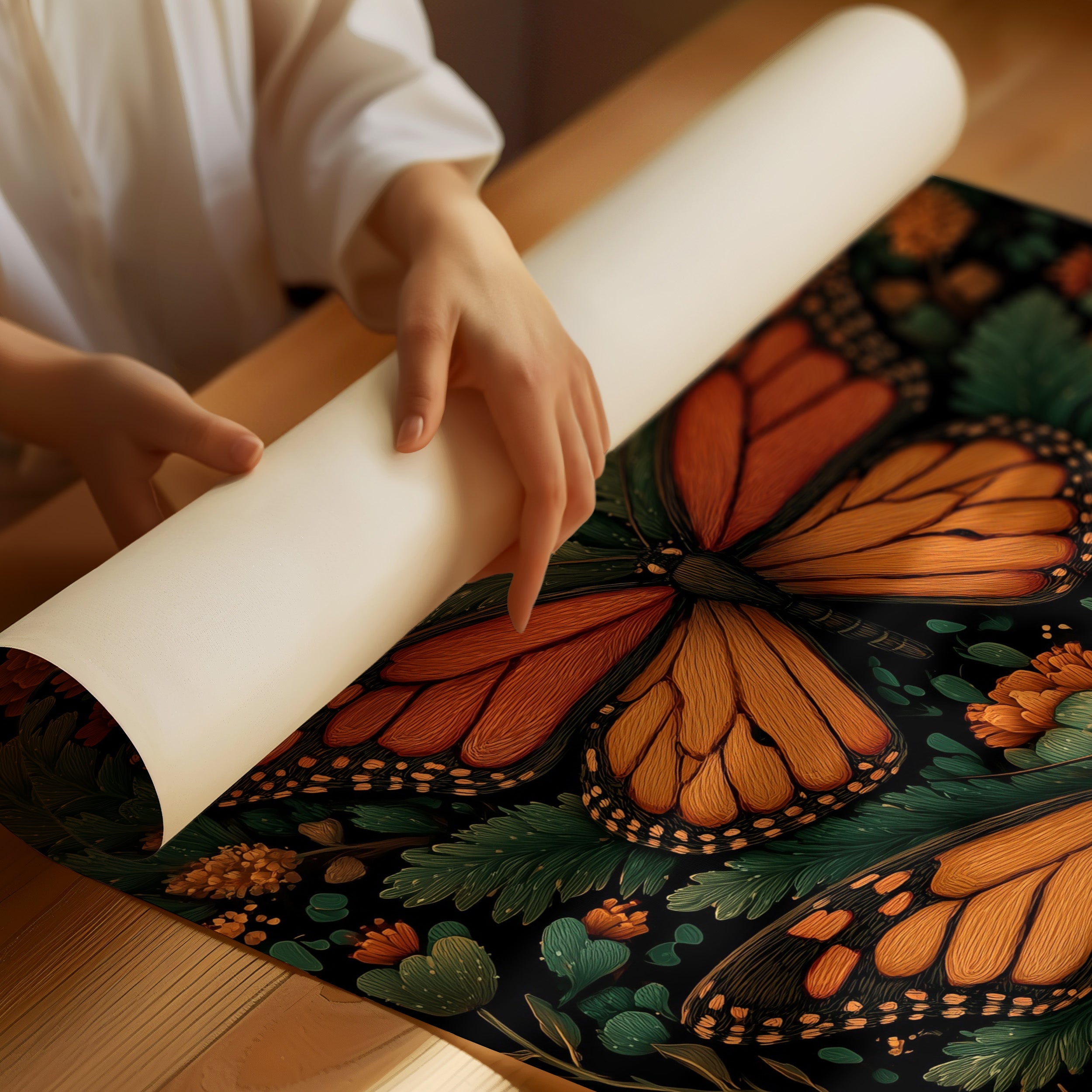 Monarchs in Midnight Garden