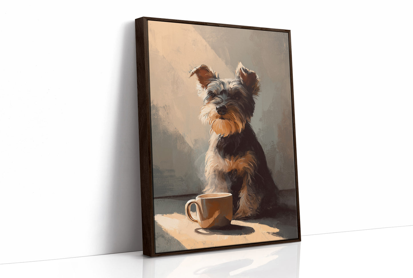Morning Ritual With Furry Companion