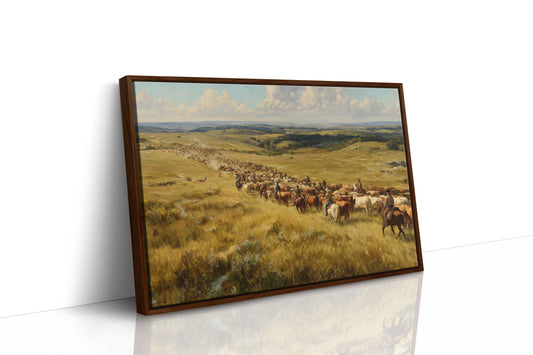 Prairie Dust Follows The Herd