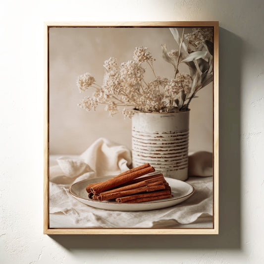 Cinnamon Sticks and Dried Blossoms
