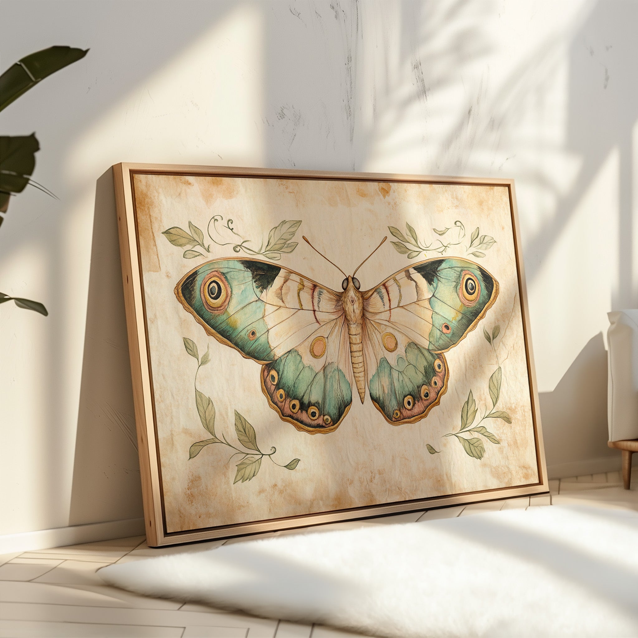 Aged Pages Hold Butterfly Tales