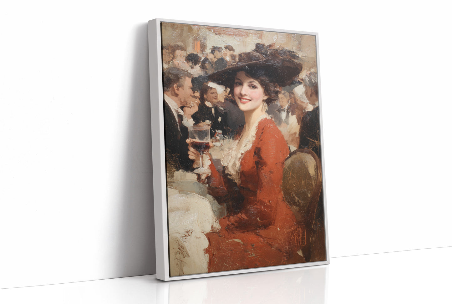 Scarlet Toast Among Society Figures