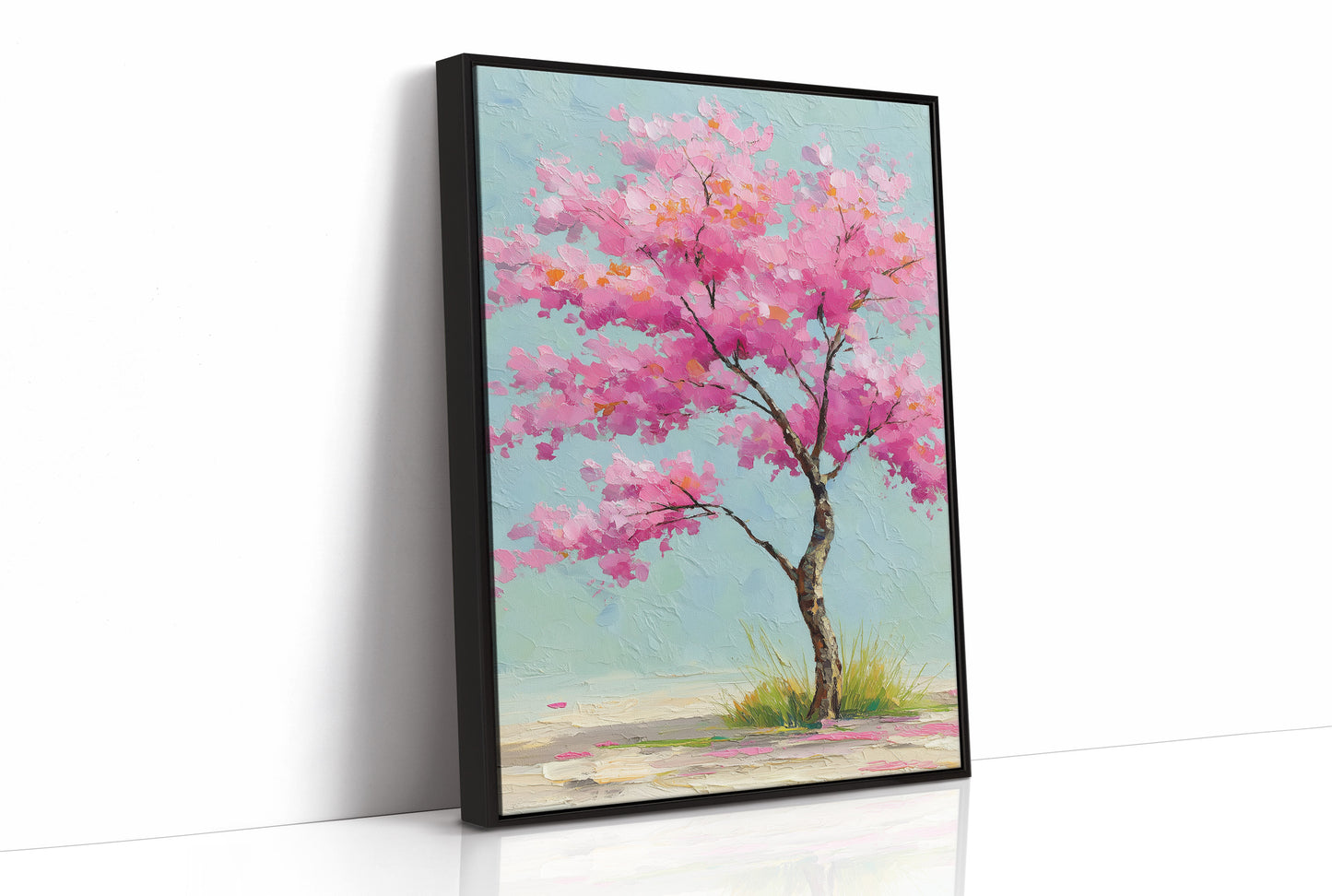 Cherry Blossoms Dance In Spring Wind