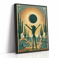 Eclipse in the Desert: Sun Salutation