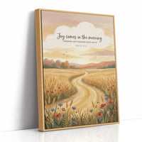 Joy Comes in the Morning: Harvest Scripture Print