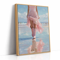 Pink Skirt, Mirrored Tide