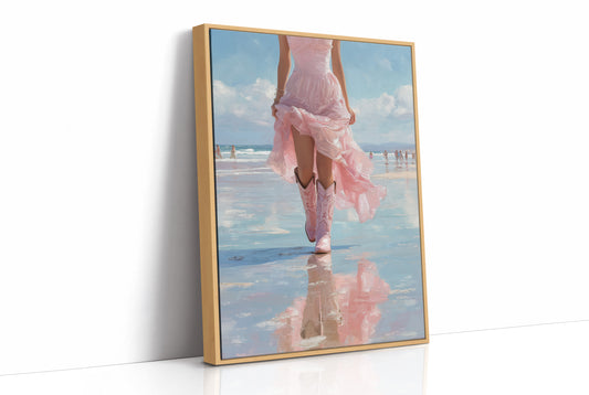 Pink Skirt, Mirrored Tide