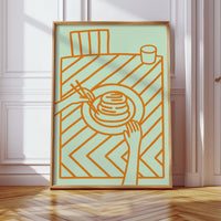 Morning Pancakes Meet Mint Lines