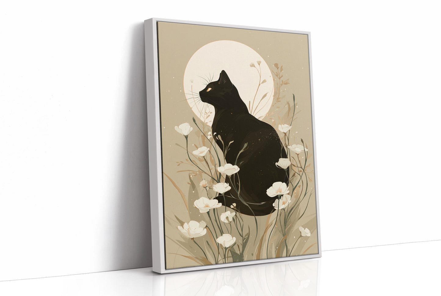 Midnight Blooms Under Moonlight