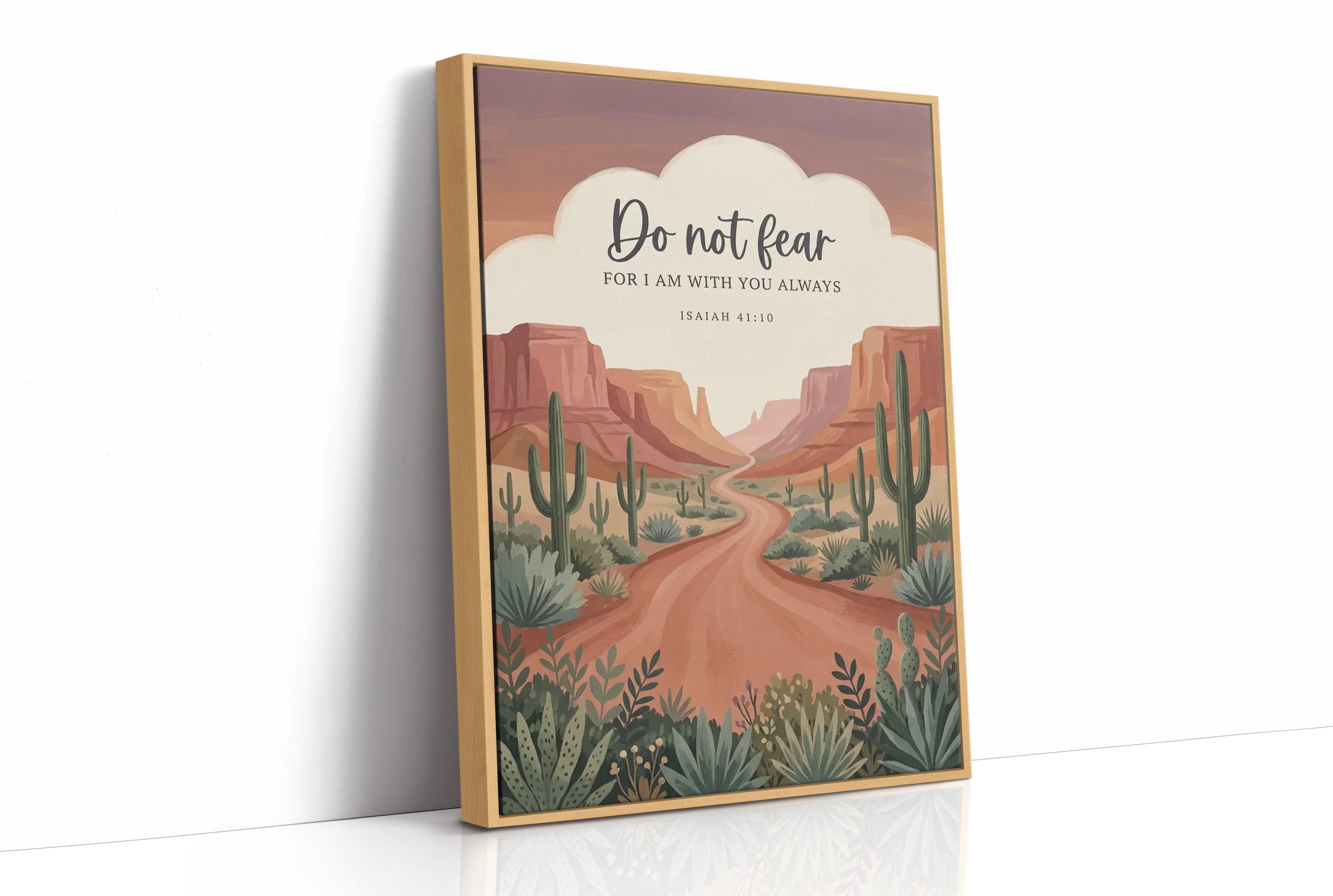 Do Not Fear: Desert Canyon Scripture Print