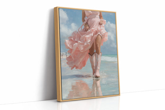 Splashing Through Pink Ruffles