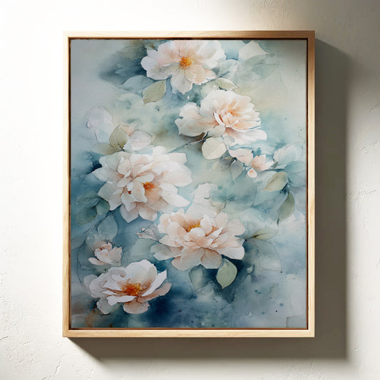 Petals Dance in Gentle Currents
