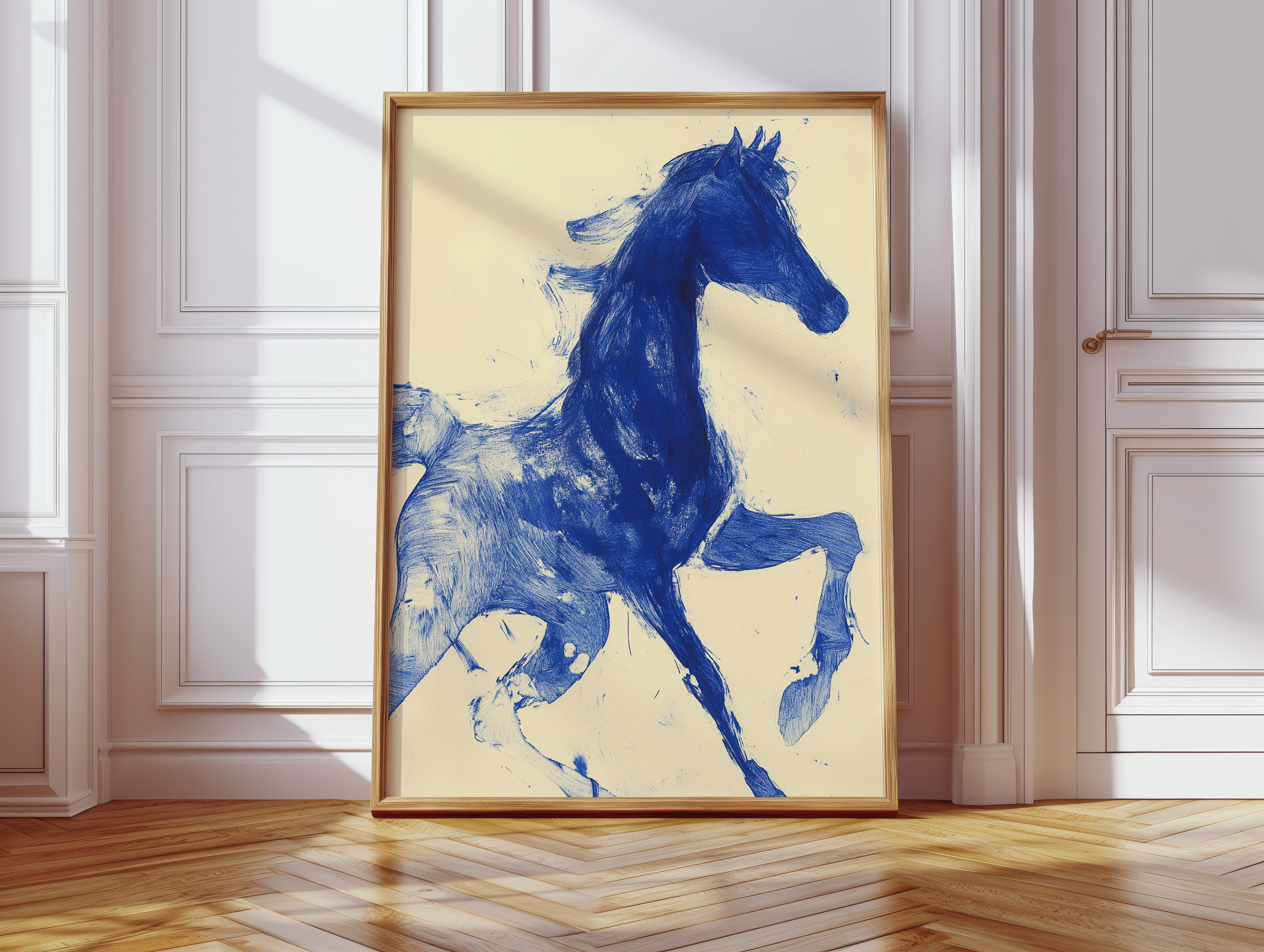 Indigo Stallion Rides The Wind