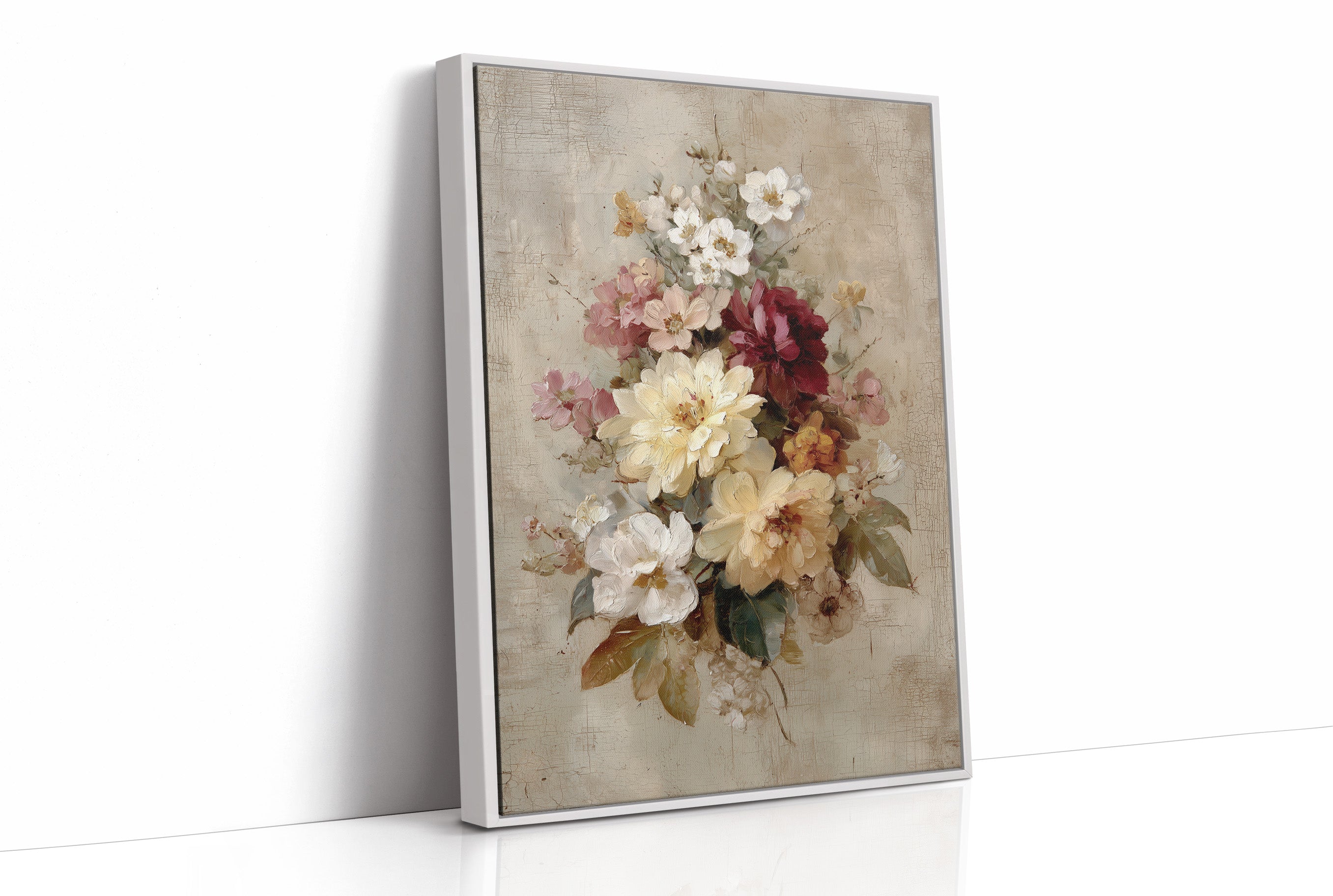 Peonies Against Midnight Walls