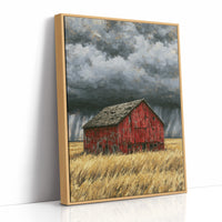 Red Barn Braces for the Storm