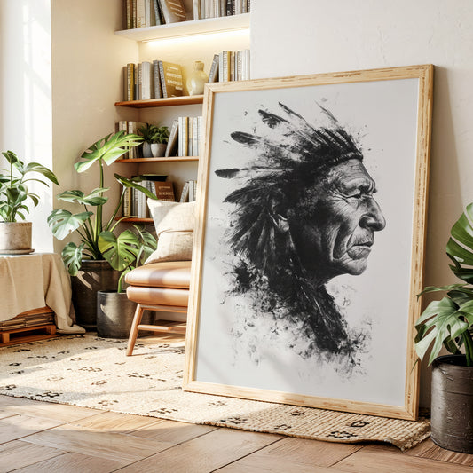 Spirit of the Plains in Ink