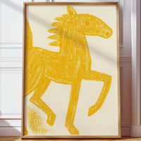 Wild Mustang In Golden Light