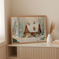 Cottage Beneath a Winter Veil