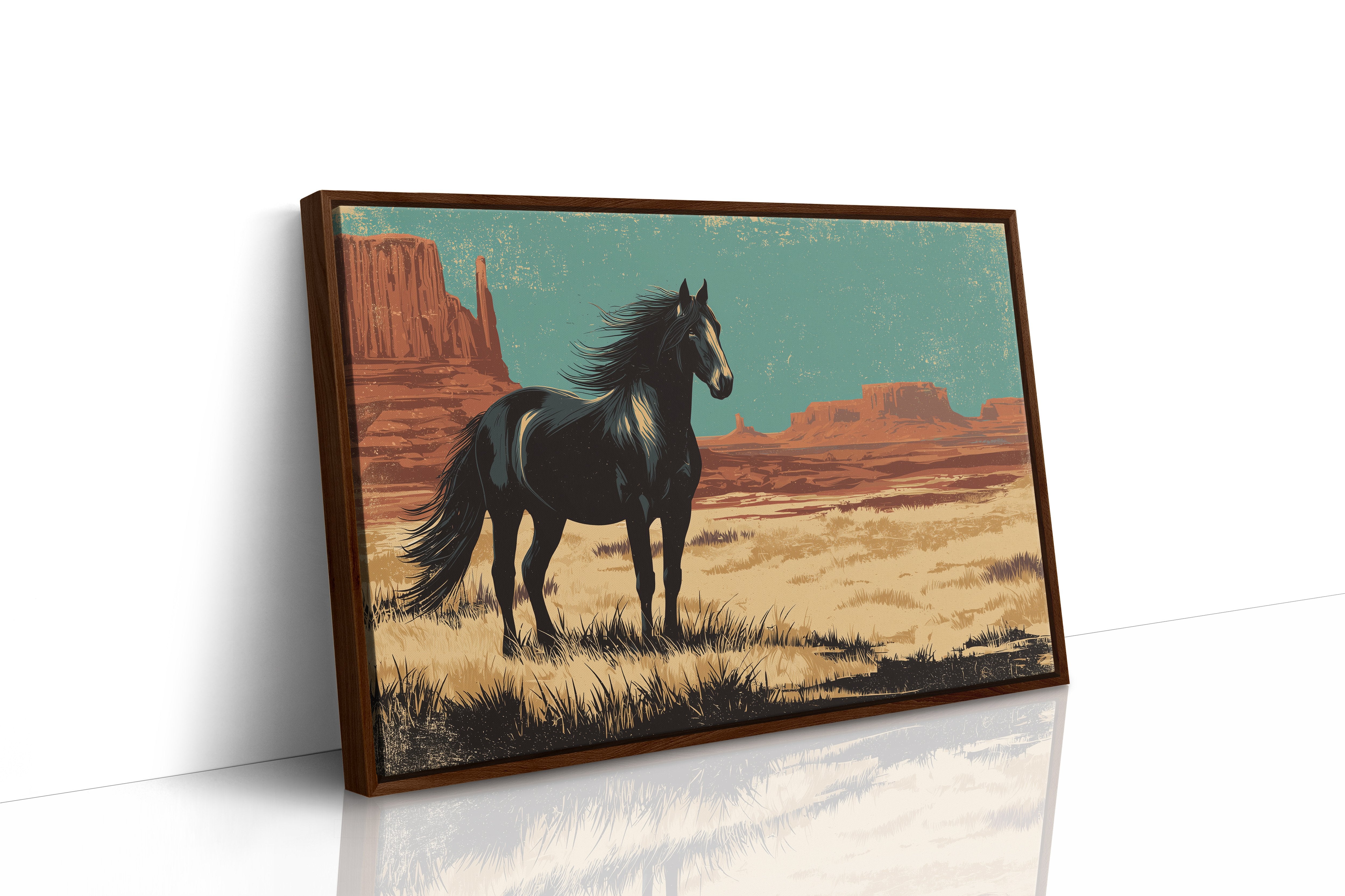 Midnight Stallion Claims Desert Throne