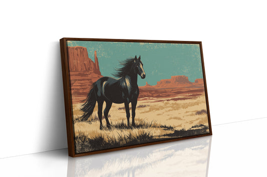 Midnight Stallion Claims Desert Throne