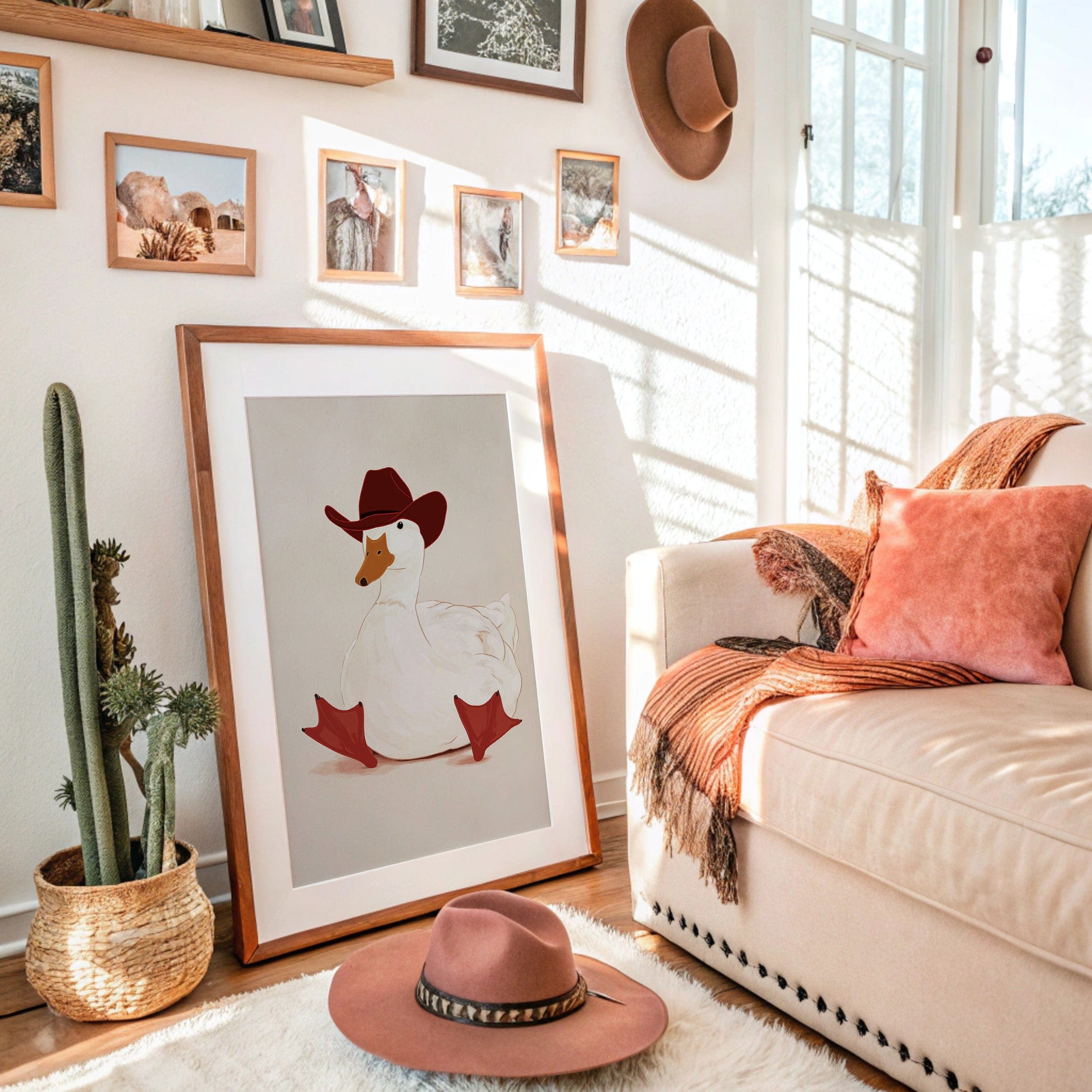 Ranch Duck Wears Boots With Pride