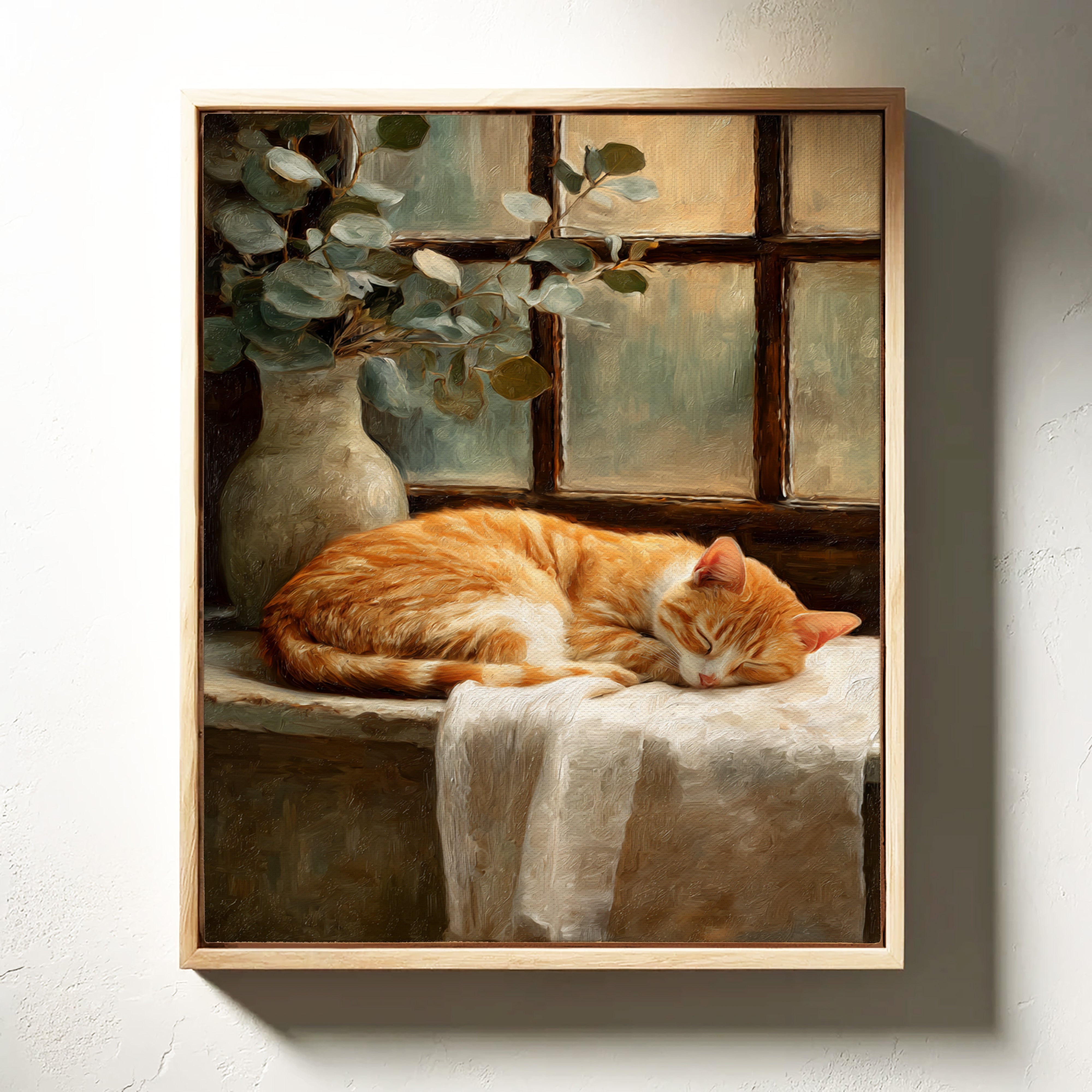 Naptime Beneath Sunlit Windows