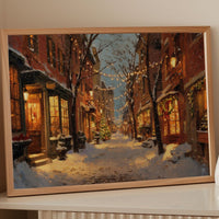 Beneath Twinkling Winter Lights