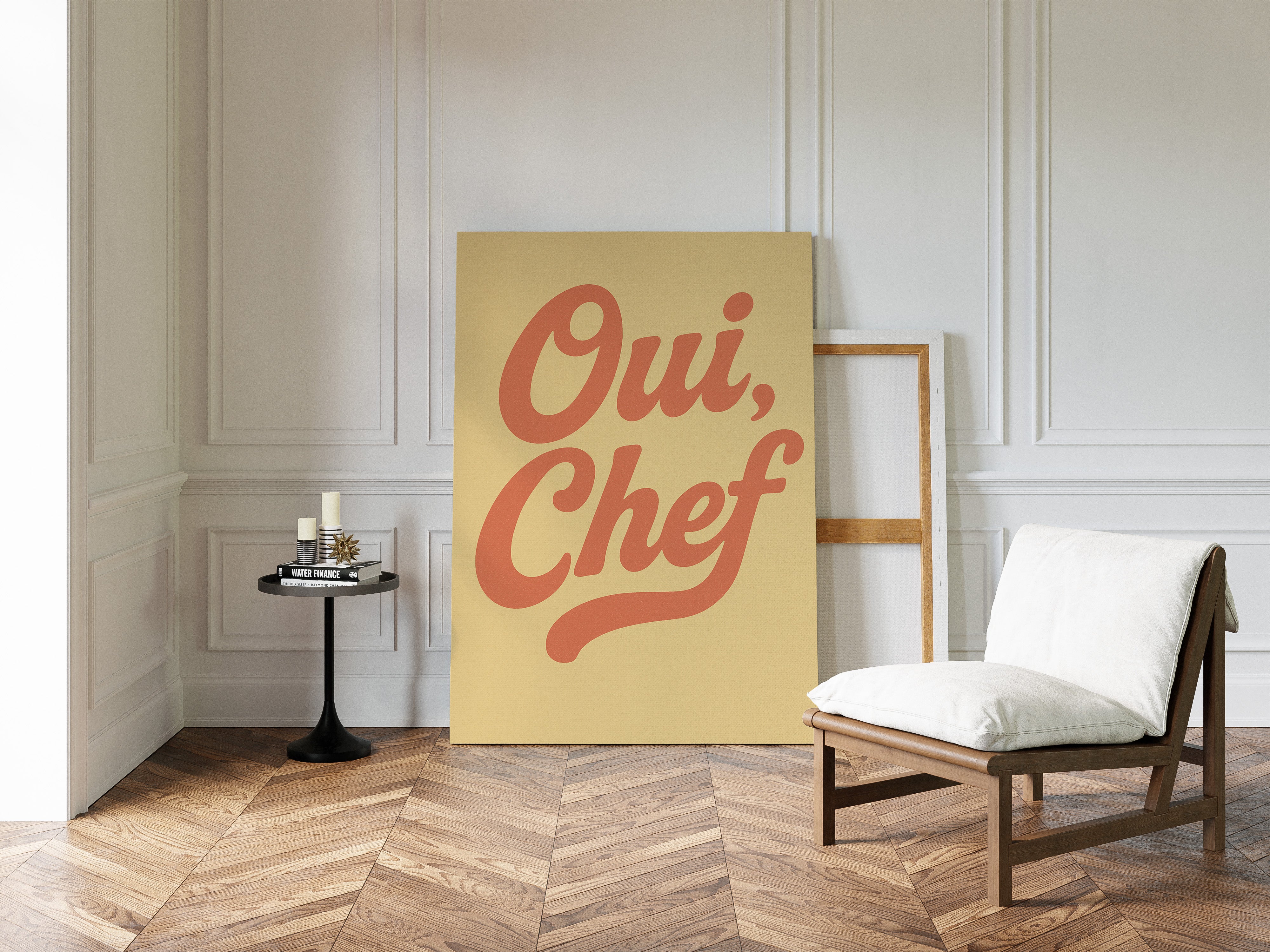 Oui Chef Kitchen Wall Art
