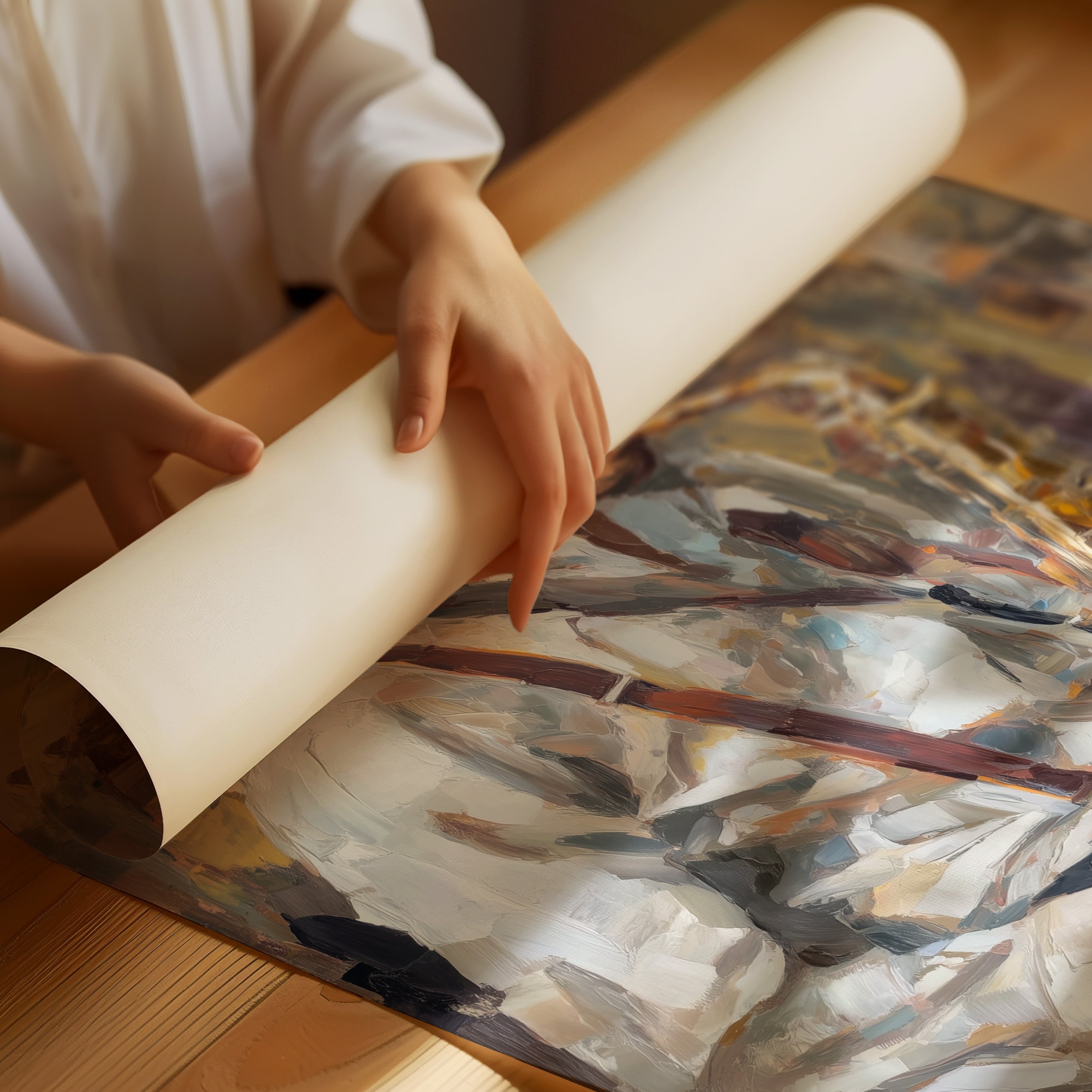 Melodic Reverie in Brushstrokes