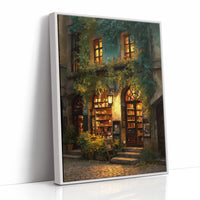 Golden Pages Behind Ivy Walls