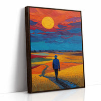 He Walked Until the Sky Caught Fire