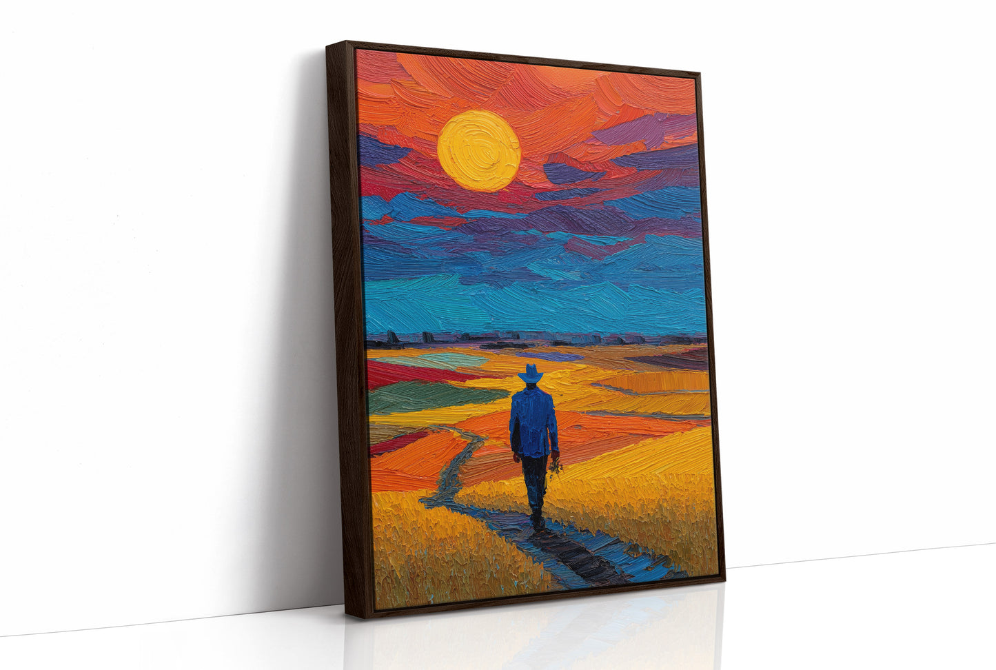 He Walked Until the Sky Caught Fire