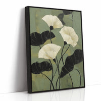 Ivory Petals Dance In Jade