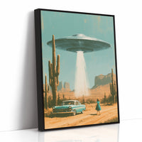 Vintage Car Desert Abduction
