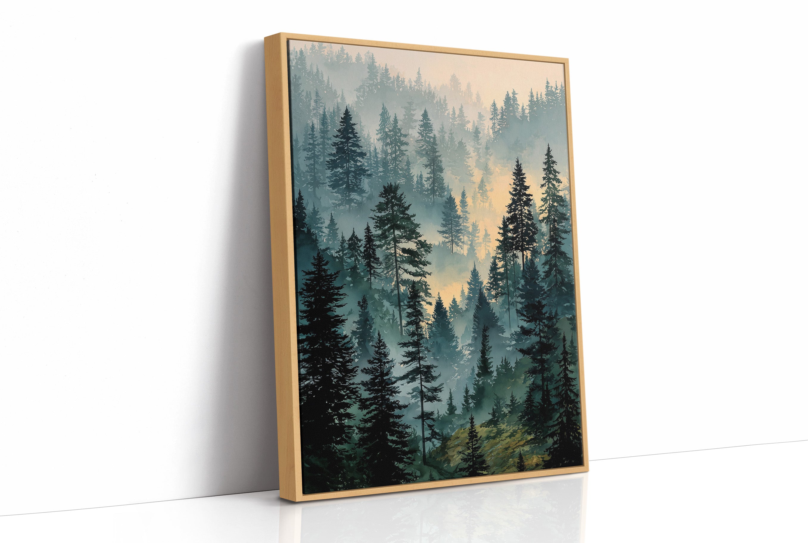 Where The Pines Lean Into Morning