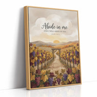 Abide in Me: Vineyard Scripture Print