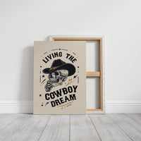 Skeleton Cowboys Toast Better Days