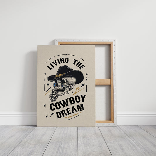 Skeleton Cowboys Toast Better Days