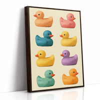 A Parade Of Painted Ducks