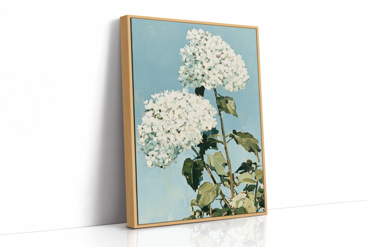 White Hydrangea Sky Bloom