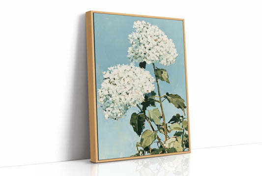 White Hydrangea Sky Bloom