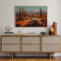 Copper Light Bathes Desert Giants