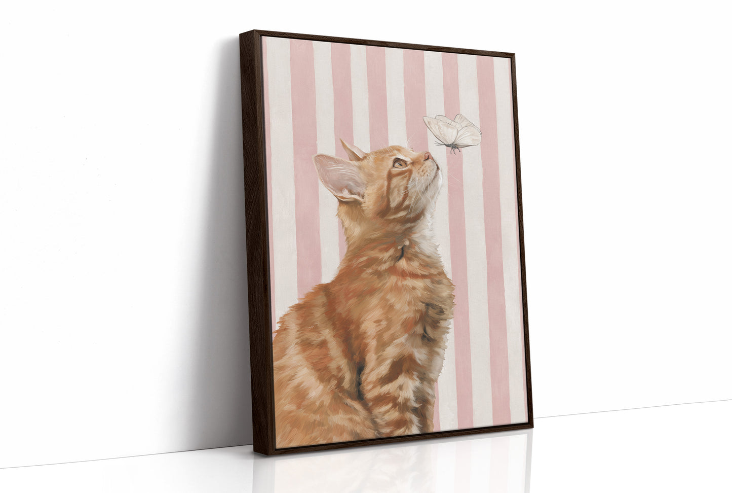 Whispers Beneath Blush Stripes