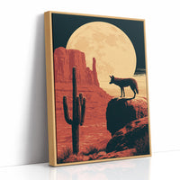Coyote at Monument Valley