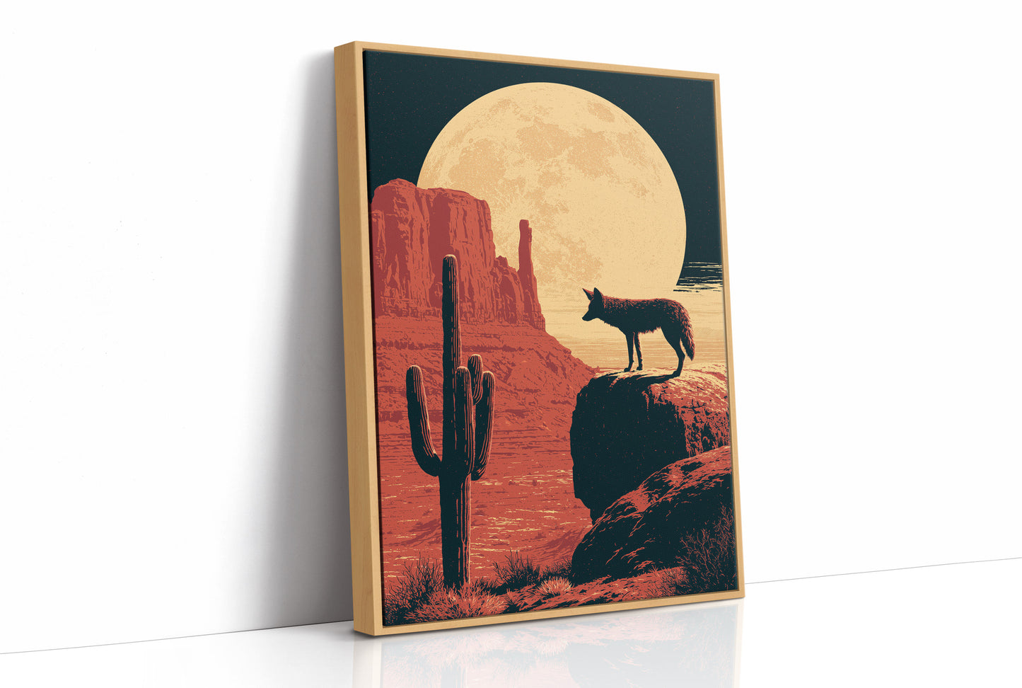 Coyote at Monument Valley