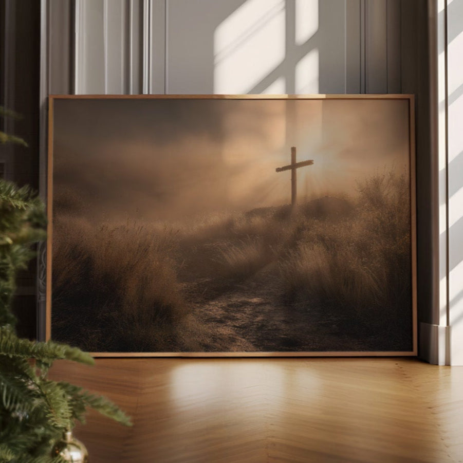 Faith Stands Tall At Dawn's Edge