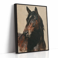 Bay Horse Classic Oil Portrait
