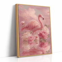 Flamingo in a Sea of Pink