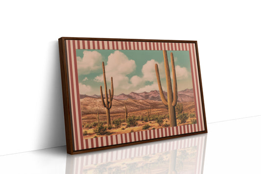 Saguaros Dance Under Turquoise Horizons